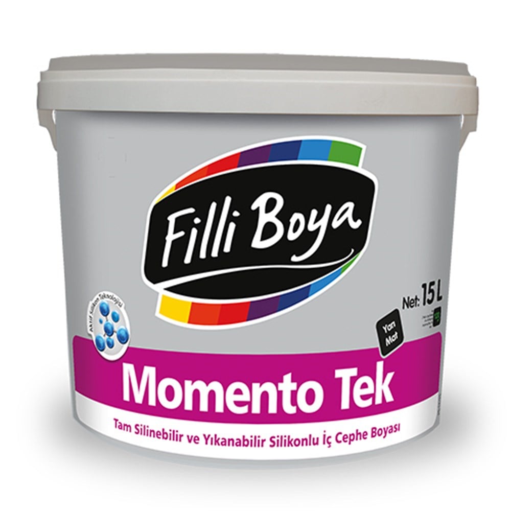 FİLLİ BOYA ALPİNA TEK (MOMENTO) SİLİKONLU İÇ CEPHE BOYASI 15 LT