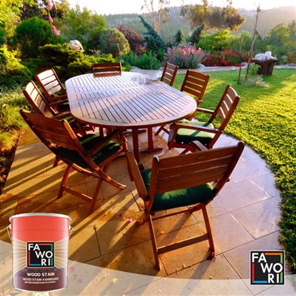 Fawori Wood Stain Vernikli Ahşap Koruyucu 2,5 lt