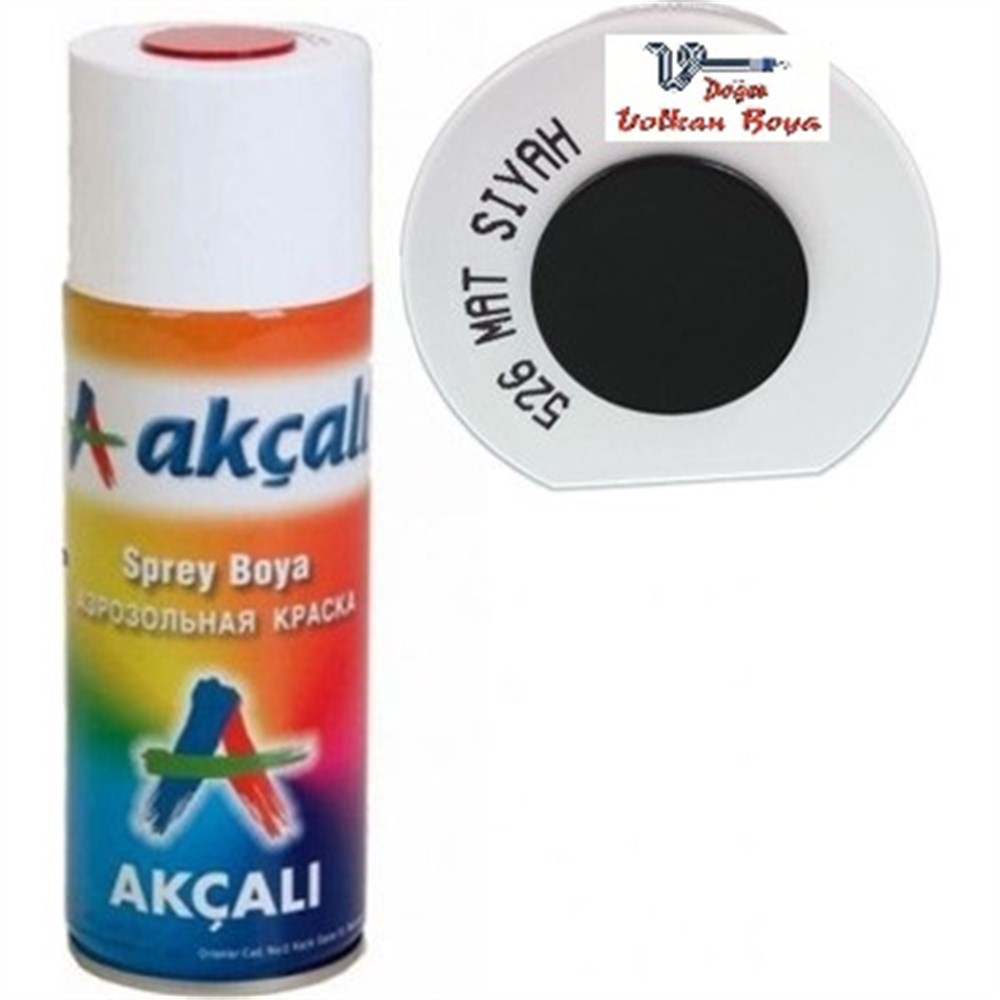 AKÇALI SPREY 526 MAT SİYAH 400 ML