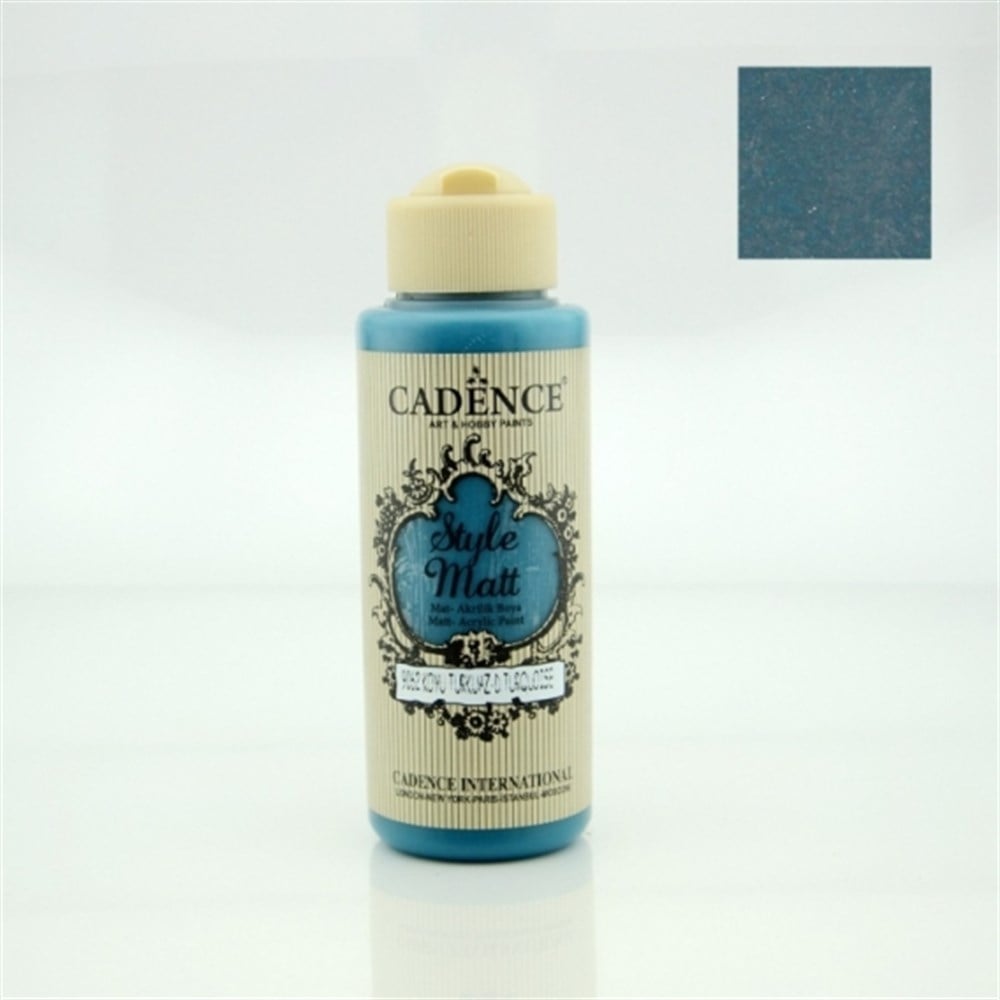 S9062 Koyu Turkuaz Stylee Matt Mat Akrilik Boya120  ml