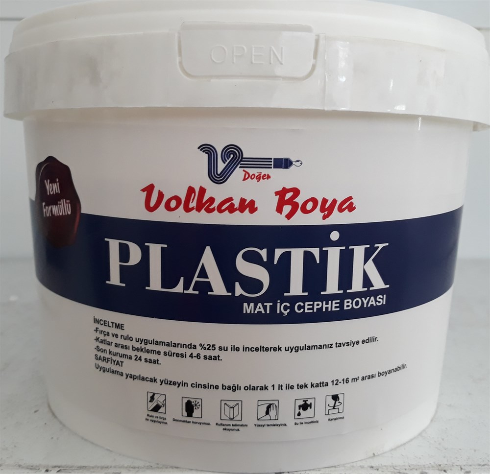 VOLKAN PLASTİK MAT İÇ CEPHE BOYASI 3 KG