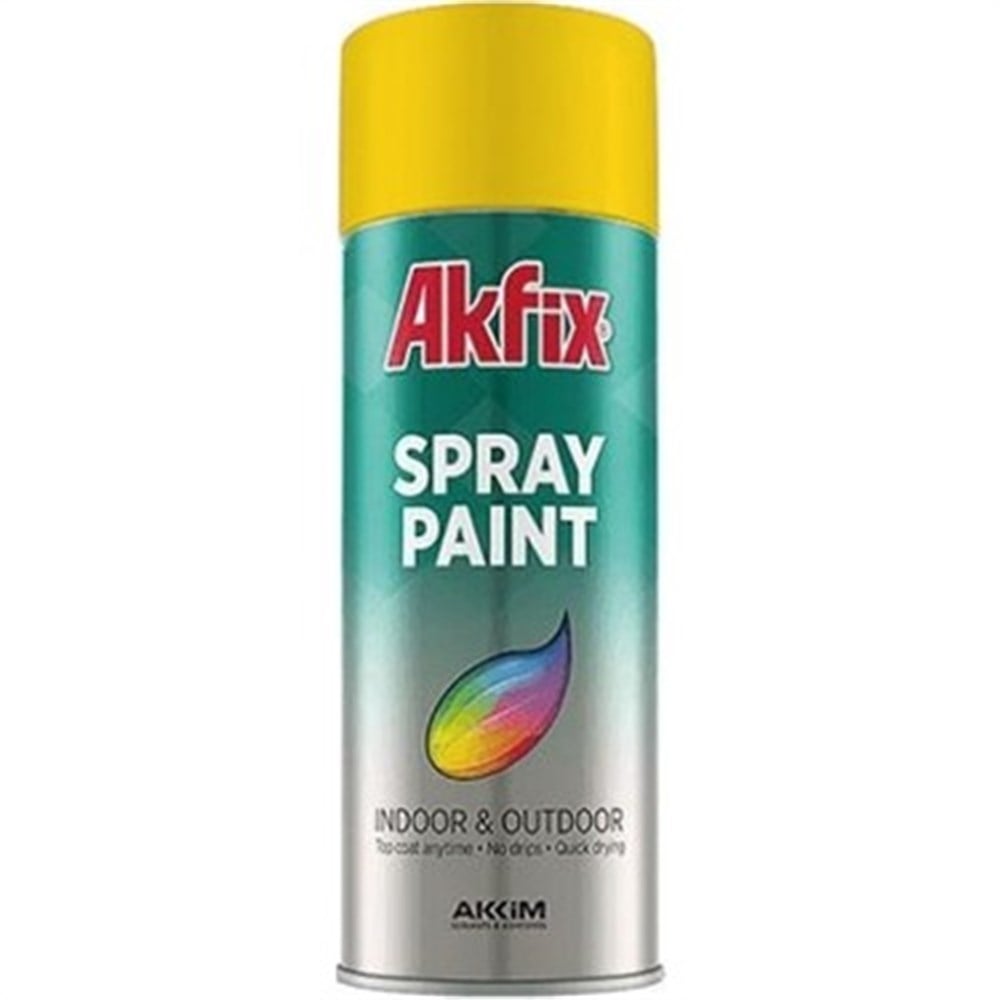 AKFİX SPREY PARLAK SARI 400 ML