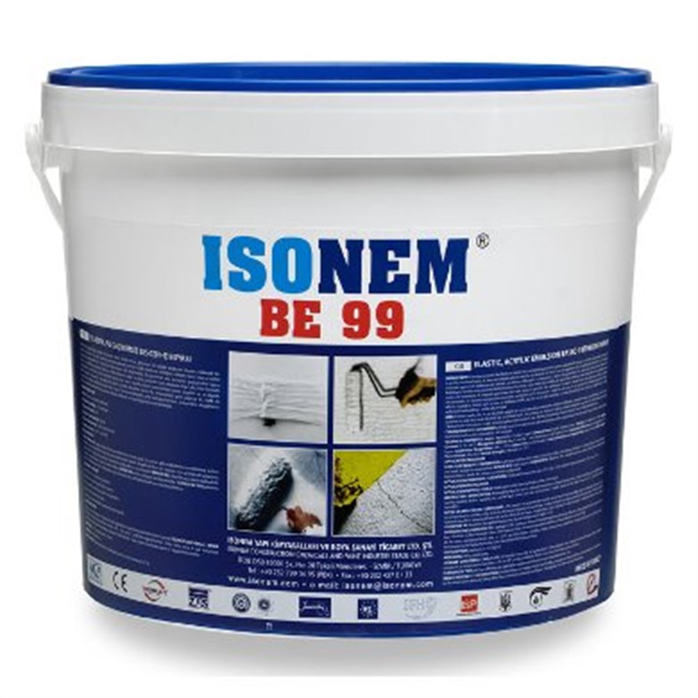 İSONEM BE 99 SU GEÇİRİMSİZ DIŞ CEPHE BOYASI 18KG- SOMON RENGİ