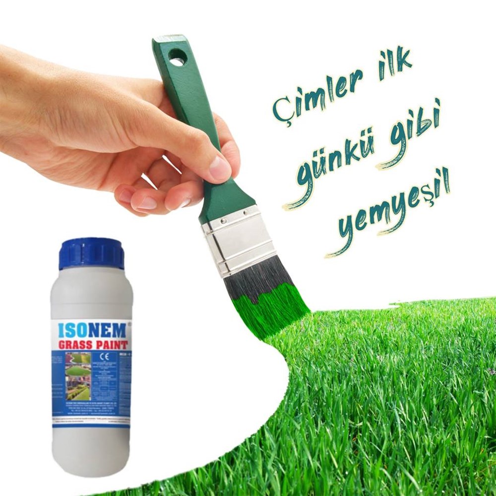 İSONEM ÇİM BOYASI - GRASS PAİNT 1 KG