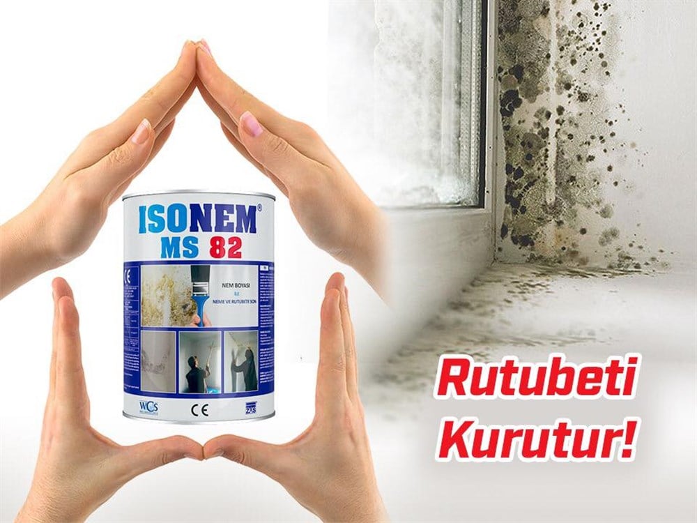 İSONEM MS 82 NEM ve RUTUBET BOYASI 5 KG