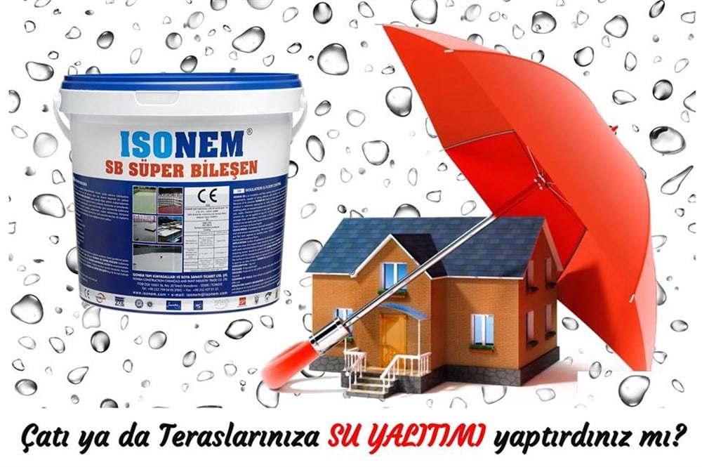 İSONEM SB SUPER BİLEŞEN SU YALITIM BOYASI 18 KG