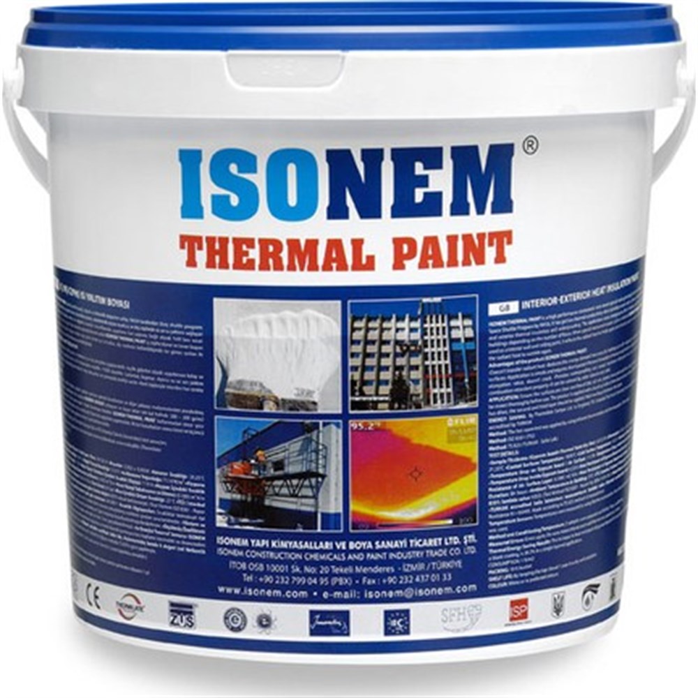İSONEM THERMAL PAİNT 5 LT. BEYAZ