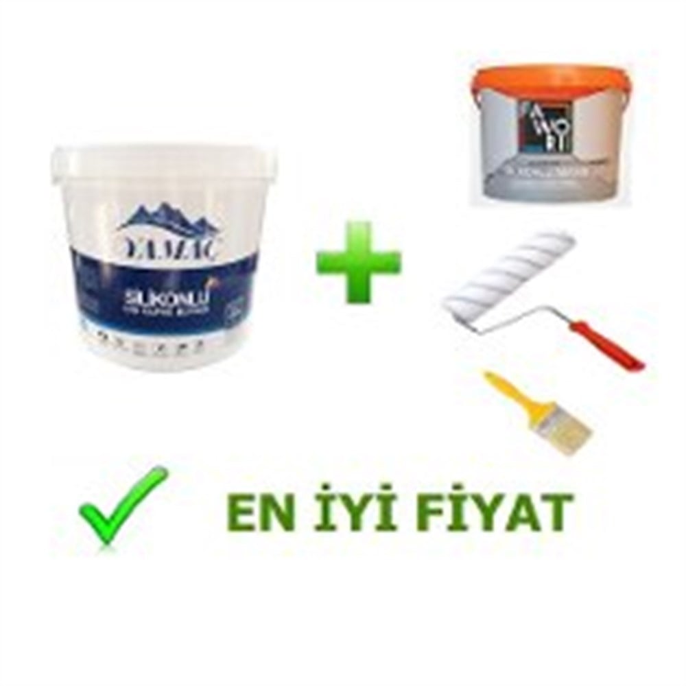 YAMAÇ SİLİKONLU DIŞ CEPHE BOYA 20 KG. + FAWORİ DIŞ ASTAR 10 KG+HEDİYELER
