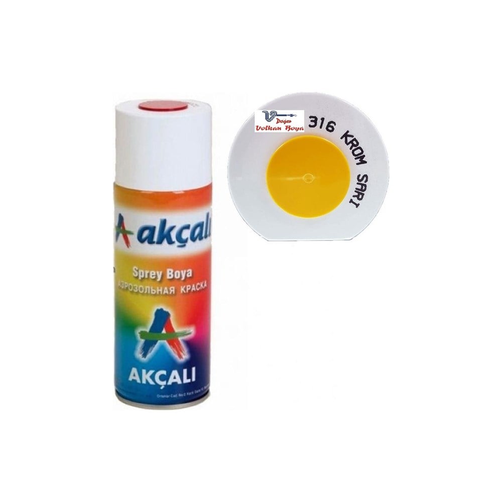 AKÇALI KROM SARI 316 SPREY 400 ML