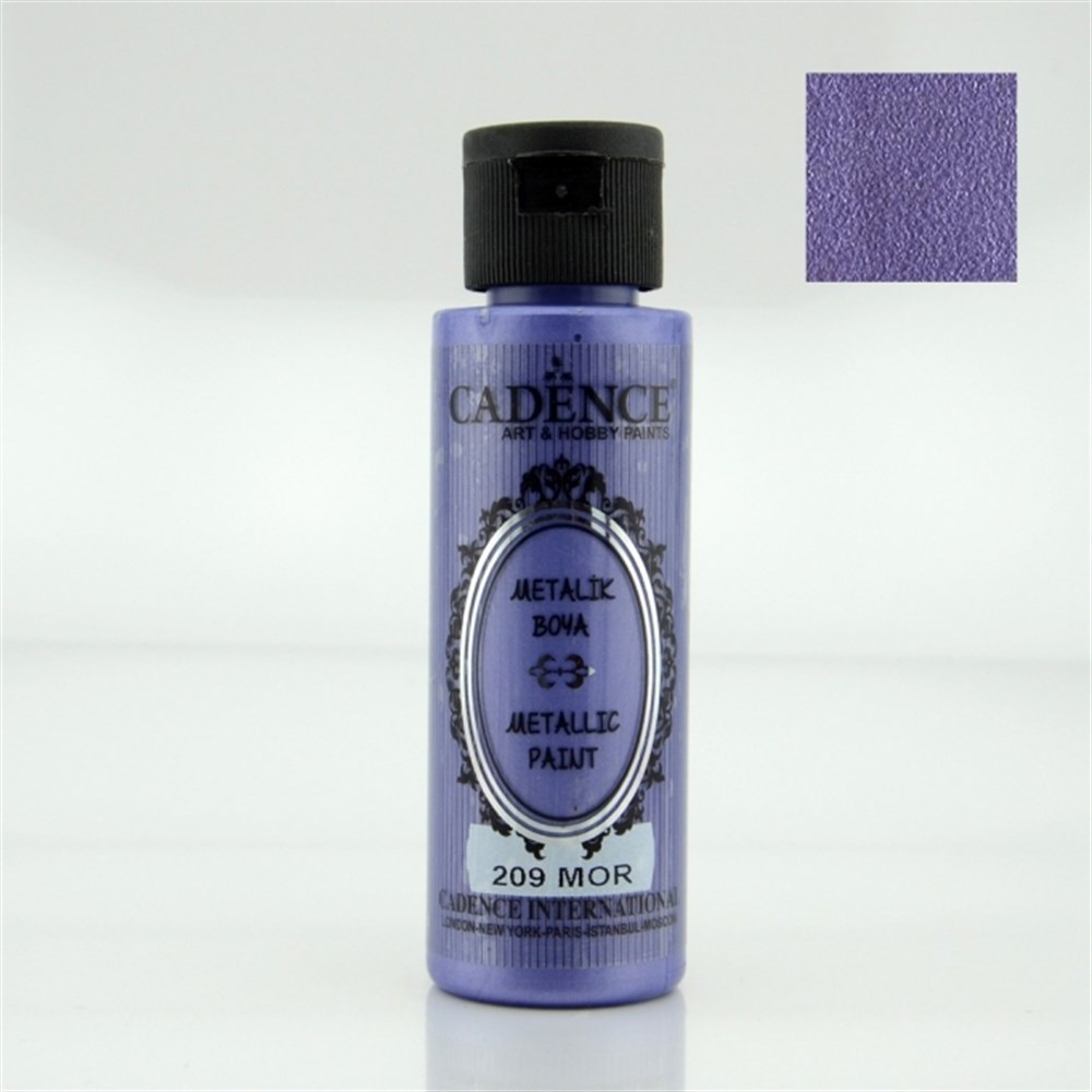 209 mor 70ML Metalik Boya