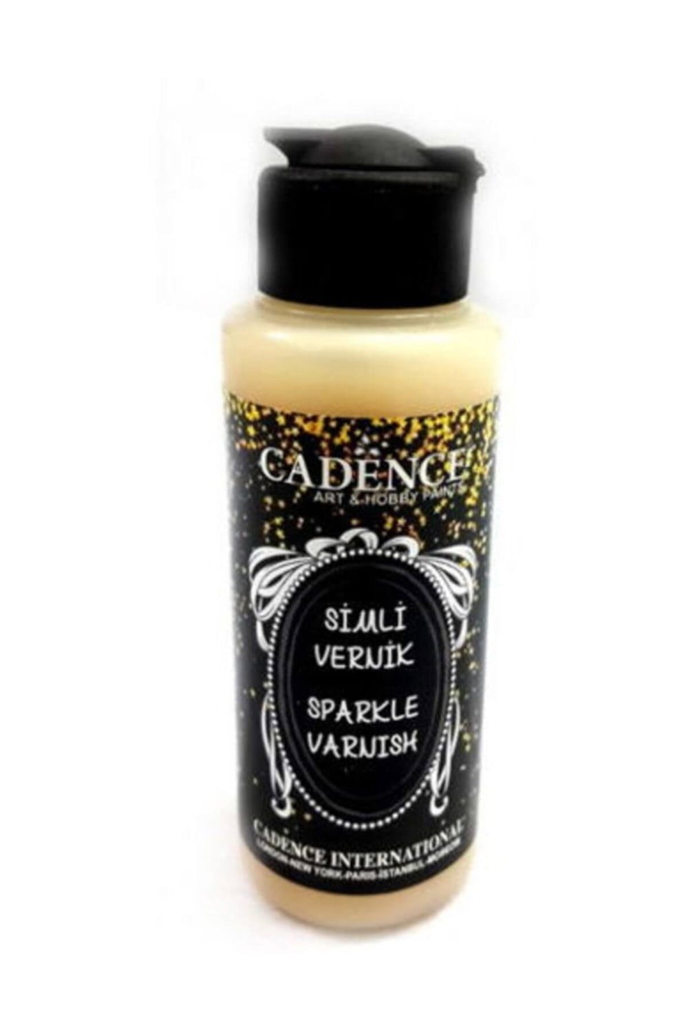 Cadence Altın Simli Vernik Vernik 120 ML