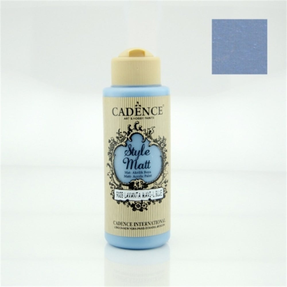 S9028 Lavanta Mavi Stylee Matt Mat Akrilik Boya120  ml