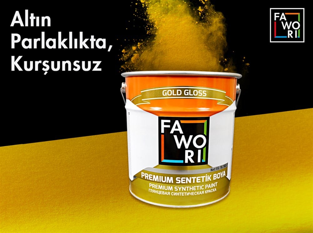 FAWORİ PREMIUM SENTETİK YAĞLI BOYA 0,25 LT