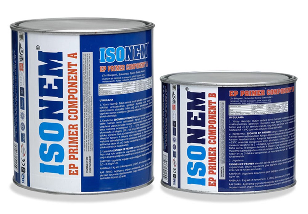 İSONEM EP PRİMER SOLVENTSİZ EPOKSİ ESASLI ASTAR 5KG