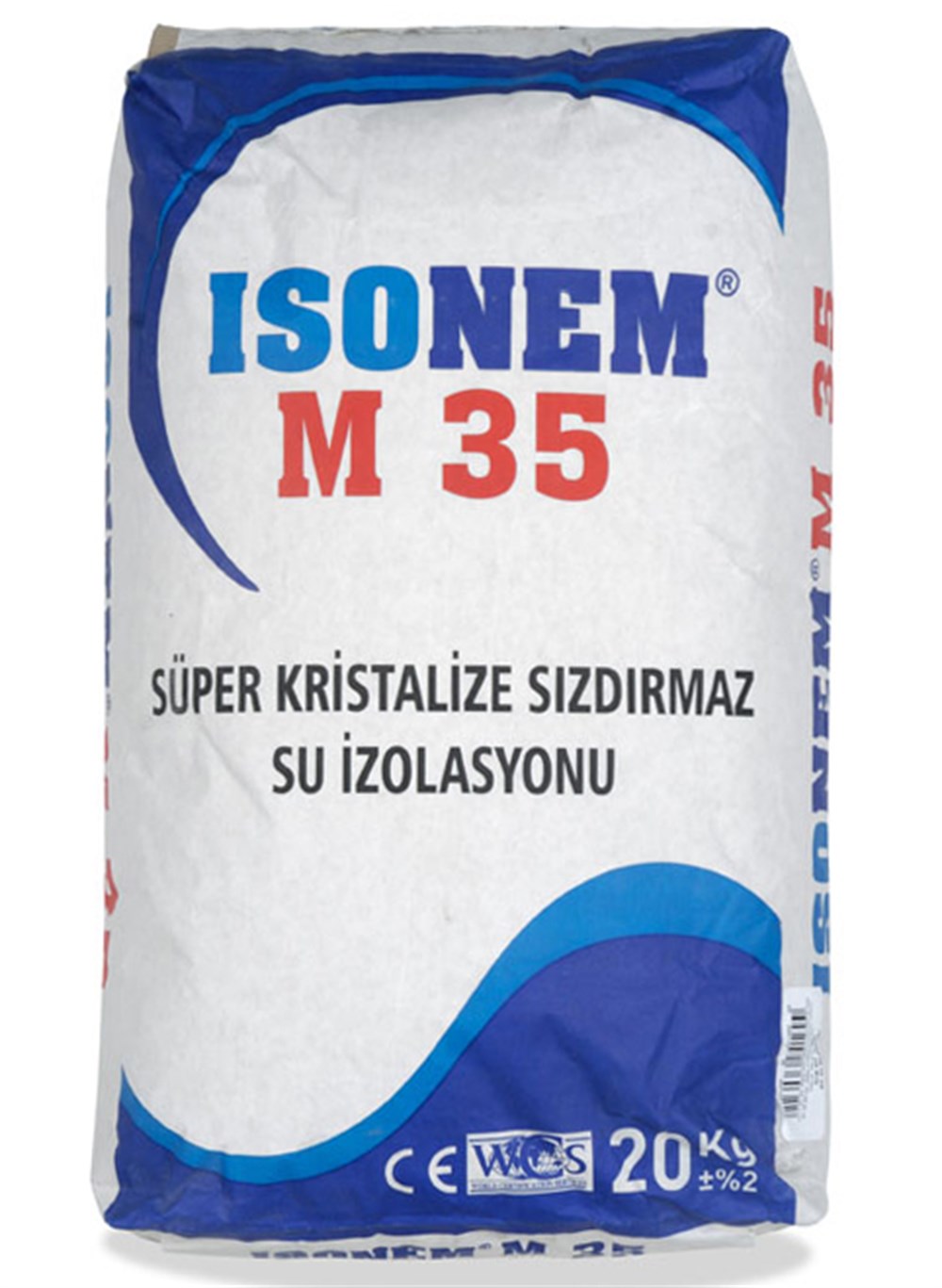 İSONEM M 35 SÜPER KRİSTALİZE SIZDIRMAZ SU YALITIM MALZEMESİ 20 KG