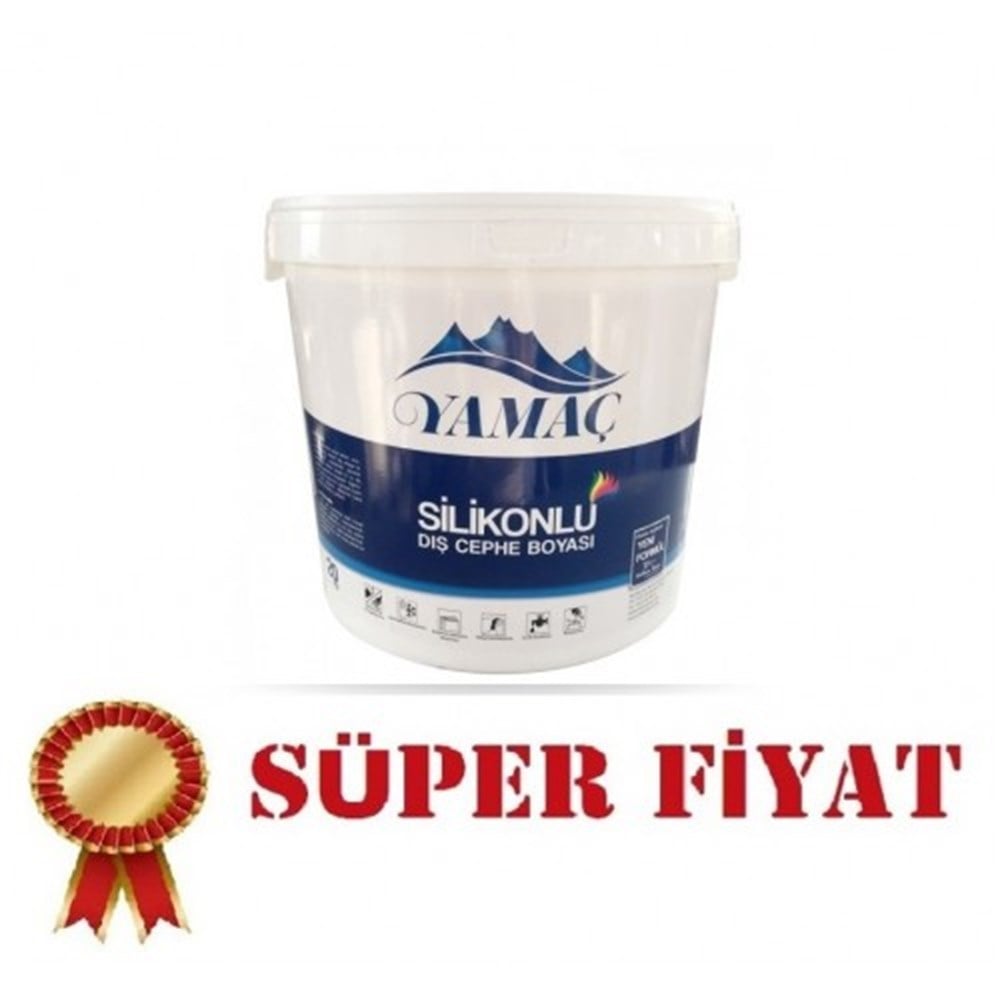 YAMAÇ SİLİKONLU DIŞ CEPHE BOYASI 20 KG