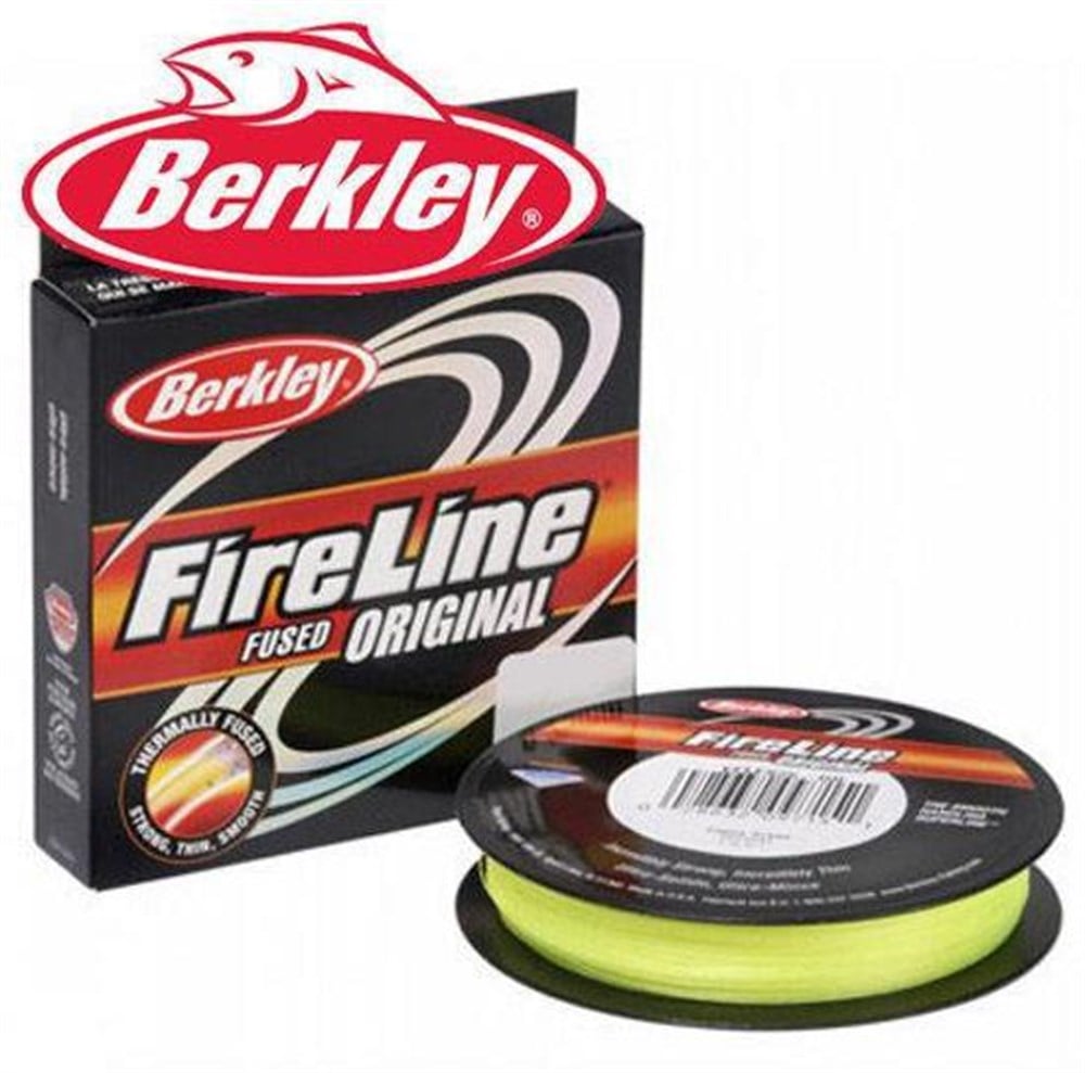 BERKLEY FİRELİNE FUSED ORİGİNAL ÖRGÜ MİSİNA # 0,20 MM  110MT SARI