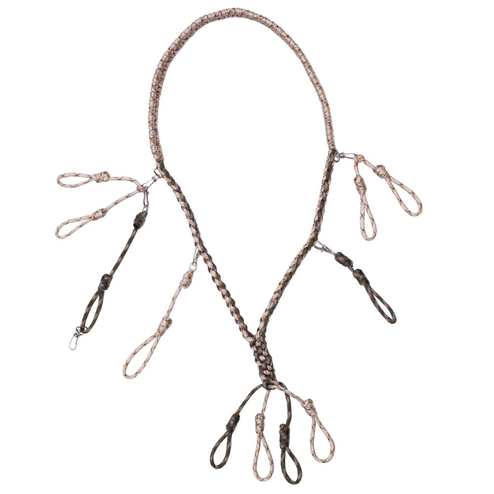 Muson Paracord El Örgüsü Düdük Askısı #Çöl - Camo Green