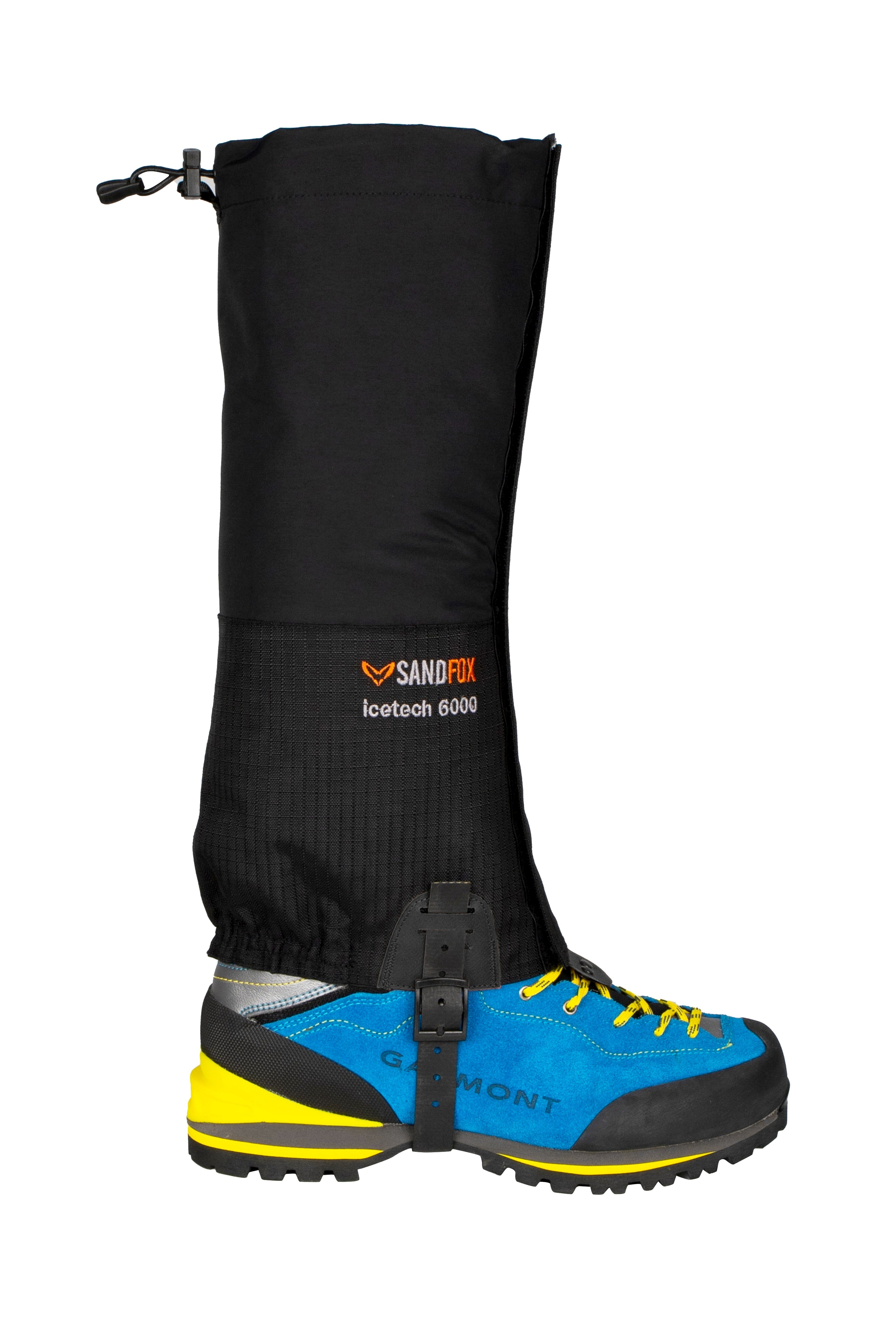 SANDFOX Icetech 6000 V2 Su Geçirmez-Soluyabilir Teknik Tozluk Siyah ( Small ) Dogadayim.com