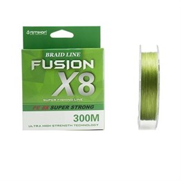 Remixon Fusion 300m X8 Green İp Misina - Örgü Misina # 0,22mm