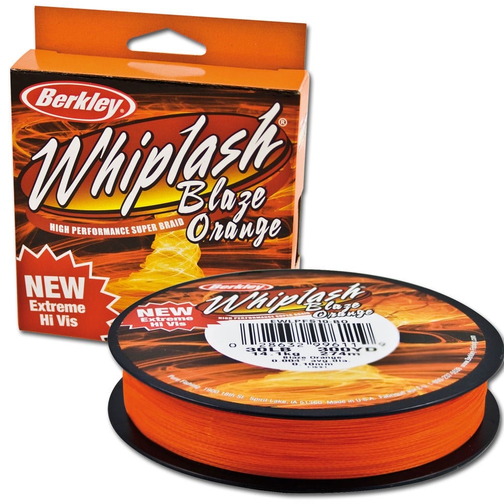 Berkley Whiplash Blaze Orange 110Mt Örgü Misina 0,28Mm 110 Mt