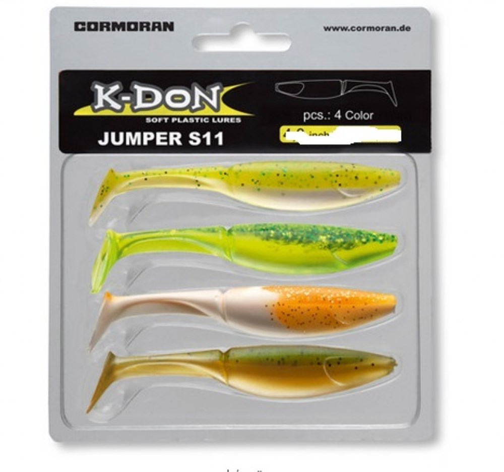 CORMORAN K-DON S11 JUMPER SET SİLİKON YEM YELLOW / GREEN 7,5 CM