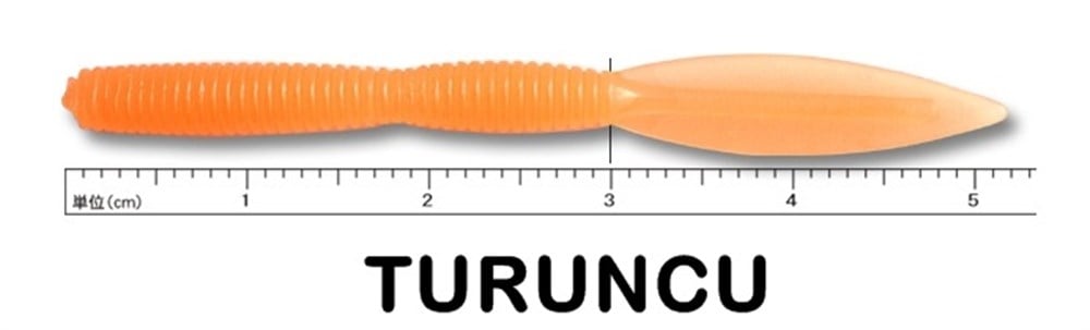 DAİWA BEAM REACH LRF SİLİKON YEM #TURUNCU