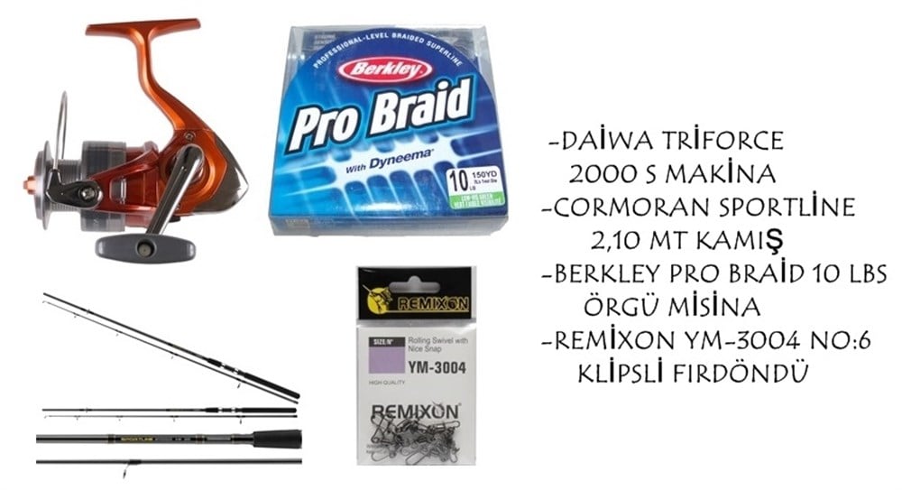 DAİWA CORMORAN SPİN TAKIM 1