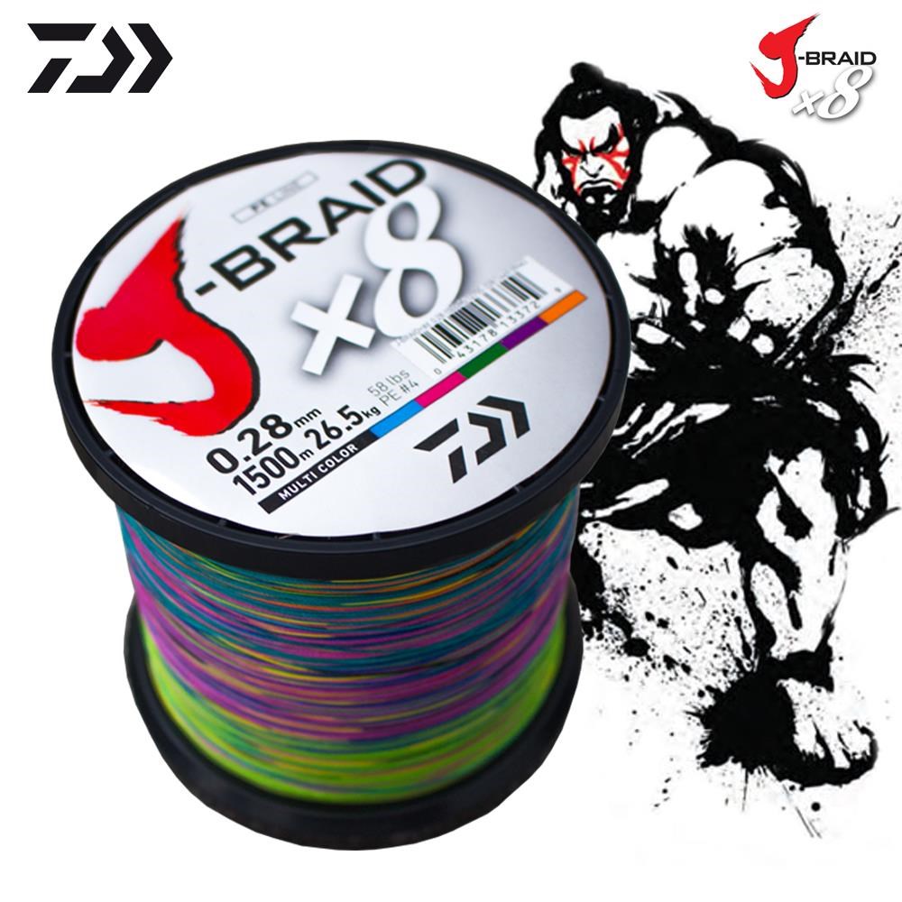 DAİWA J-BRAİD 8 KAT 1500M ÖRGÜ İP MİSİNA # 0,24 MM