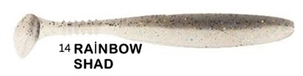 DAİWA L.S DUCK FİN TOURN. SİLİKON YEM # 14-RAİNBOW SHAD