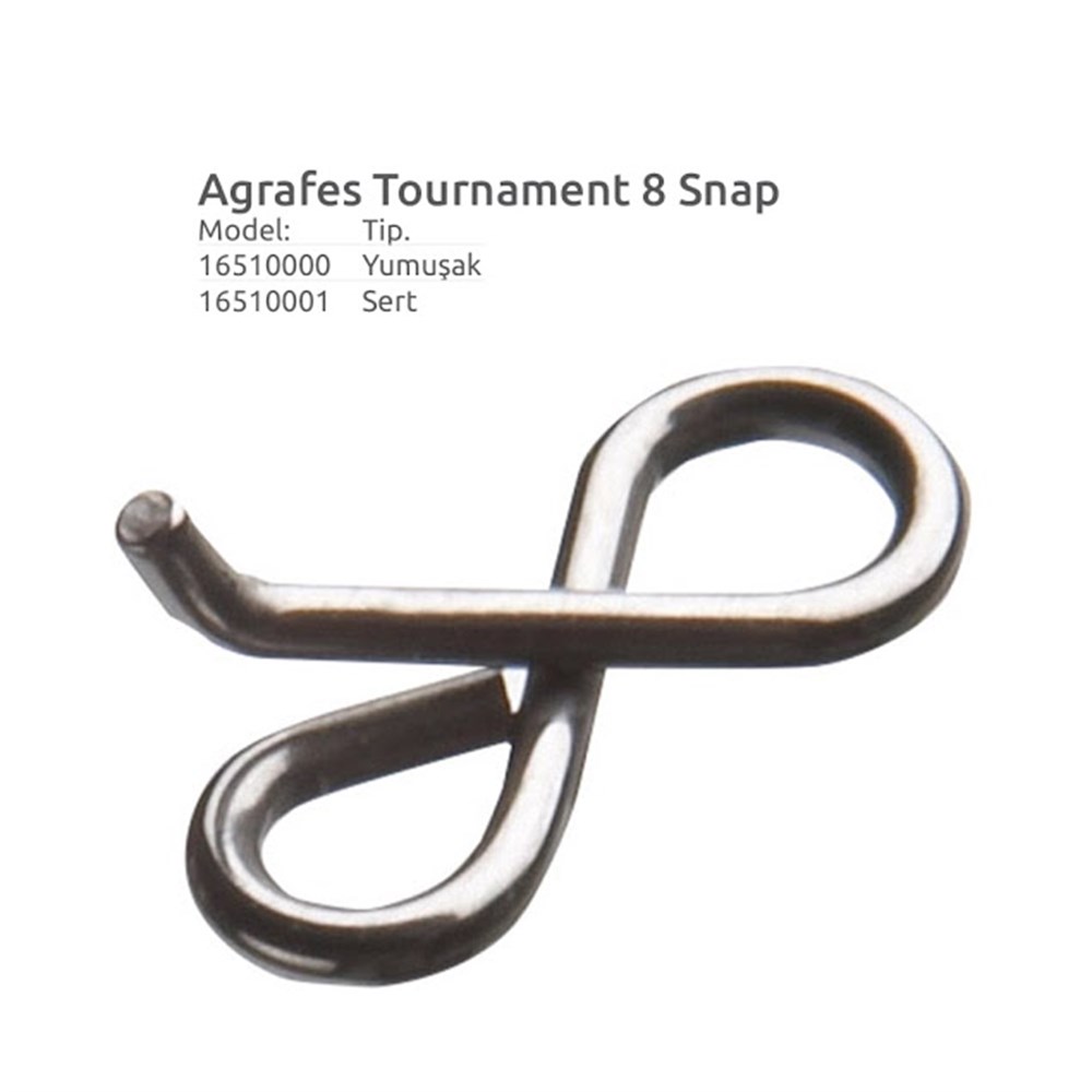 DAİWA TOURNAMENT AGRAFE SNAP 8 KLİPS SERT (TOUGH) 6 KG