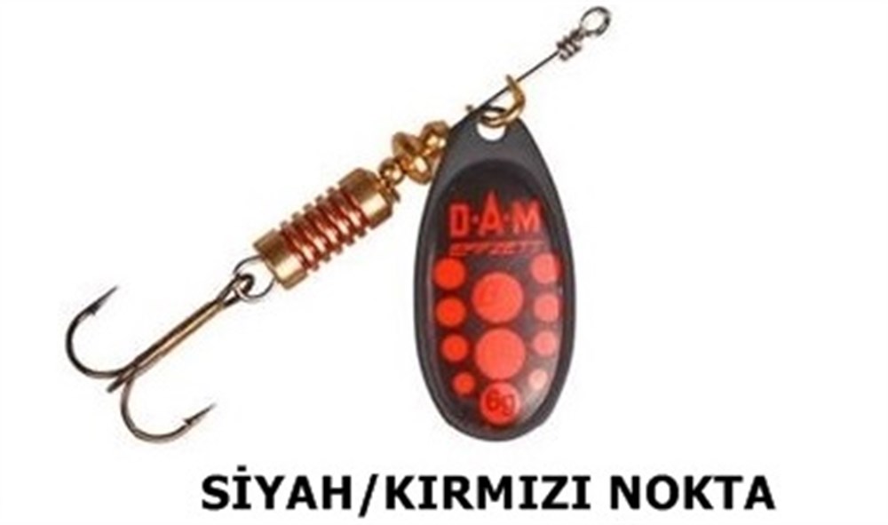 DAM EFFZETT STANDART RENKLİ DÖNER KAŞIK SİYAH - KIRMIZI N NO:2