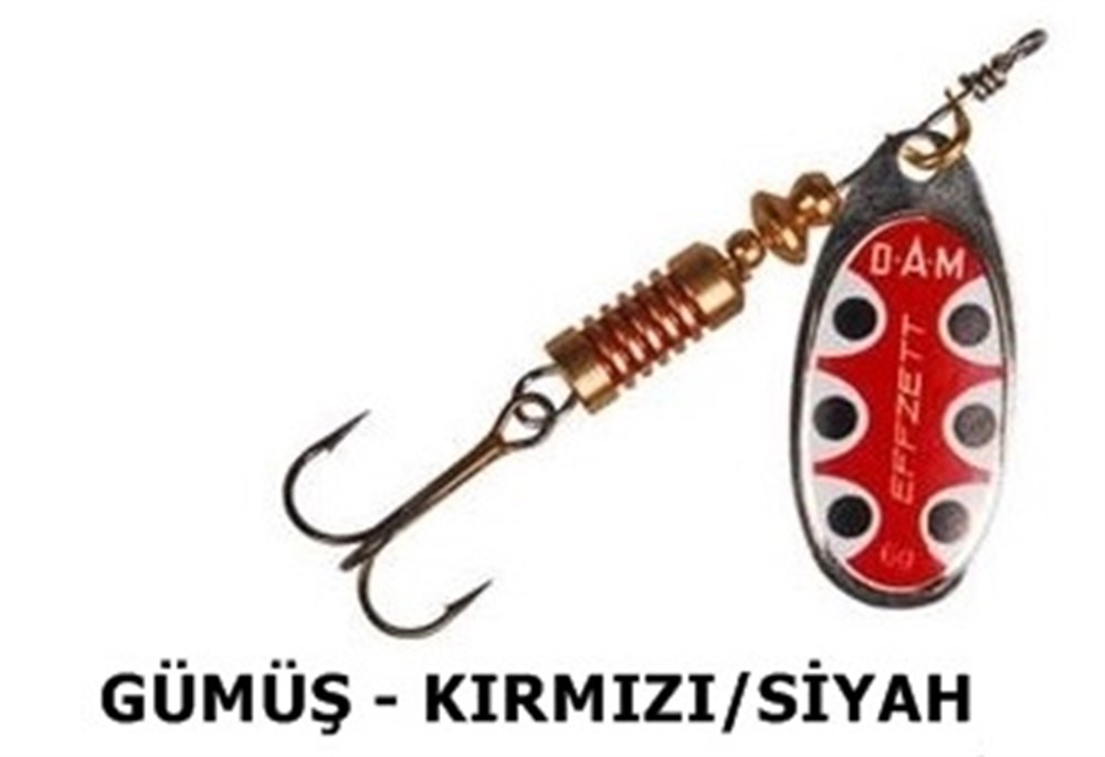 DAM EFFZETT STANDART TW DÖNER KAŞIK GÜMÜŞ - KIRMIZI SİYAH NO:3