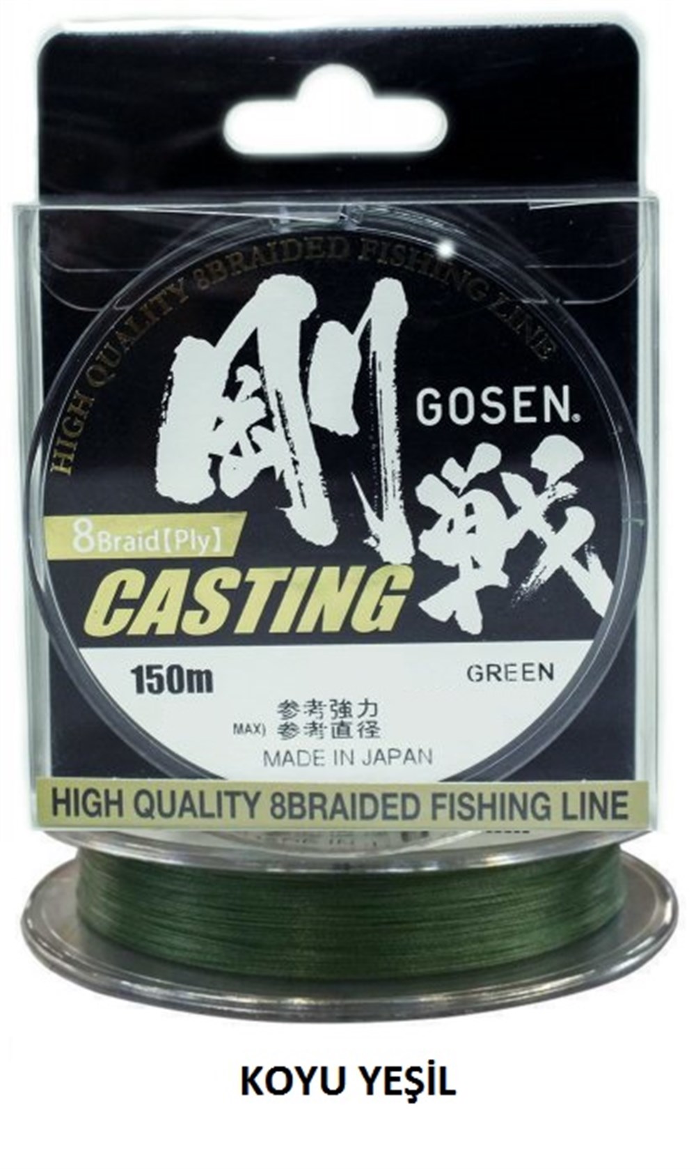 GOSEN W-8 CASTİNG PE 8 KAT ÖRGÜ MİSİNA # PE 2,0 / 0,242 MM