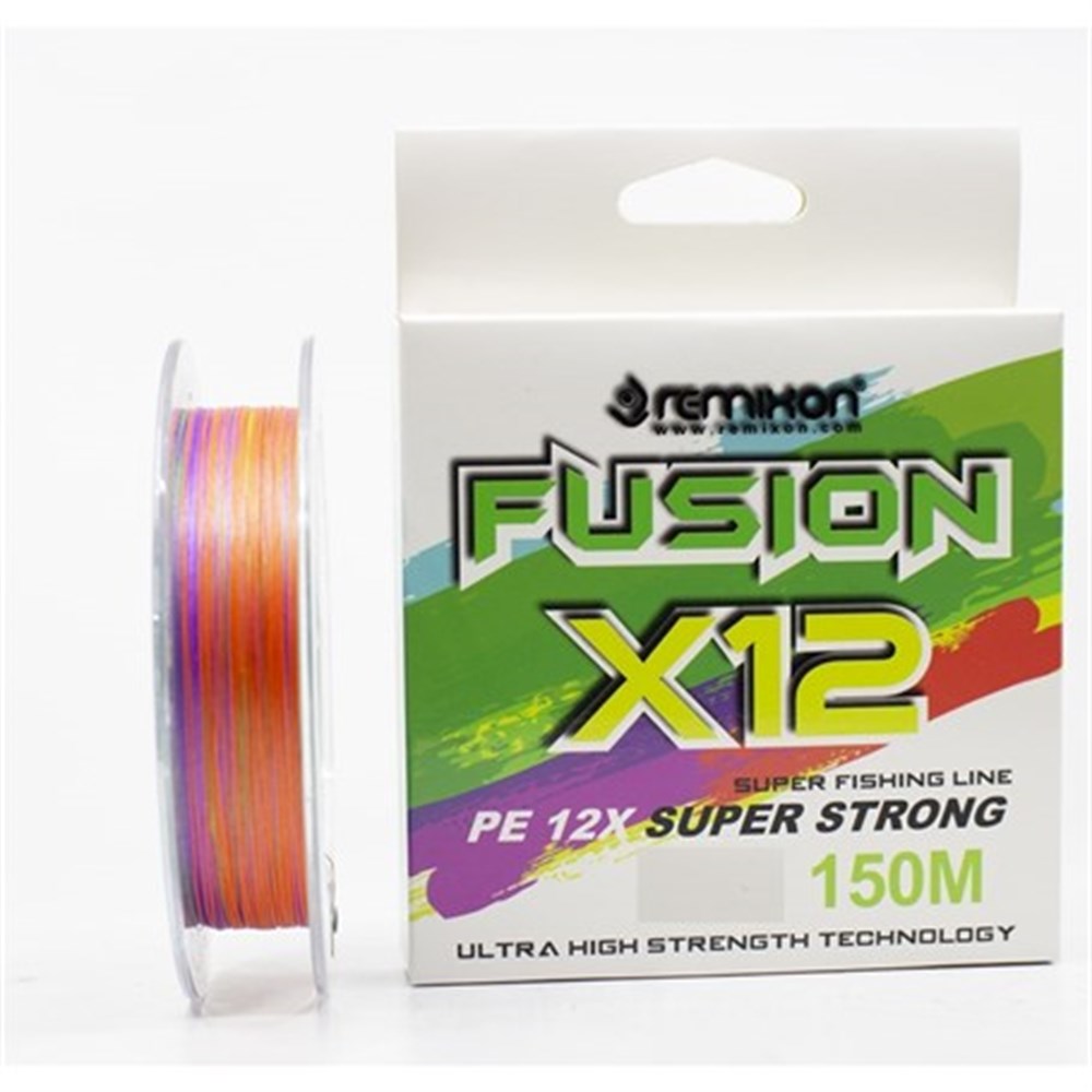 Remixon Fusion 150m  X12 Multi Color İp Misina #0,14mm