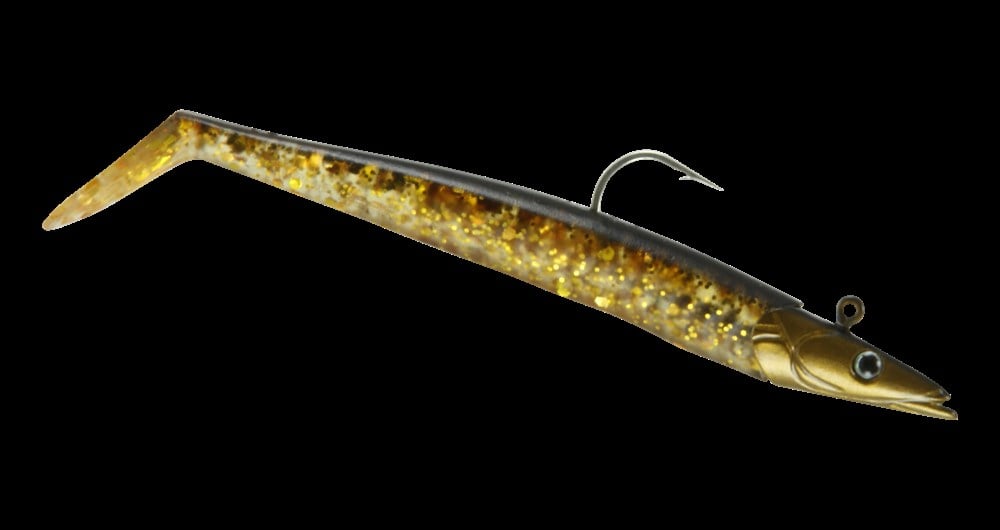 SAVAGEAR E-SG SANDEEL SİLİKON YEM BROWN GOLD F. 12,5 CM / 23 GR