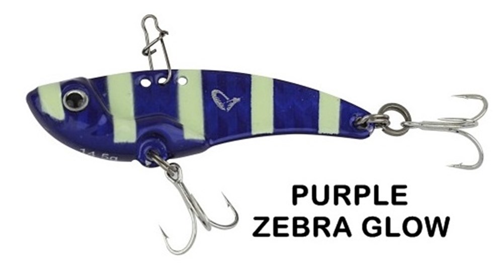 SAVAGEGEAR 3D VİB 14,5 GR VİBRASYON JİG  #PURPLE ZEBRA GLOW