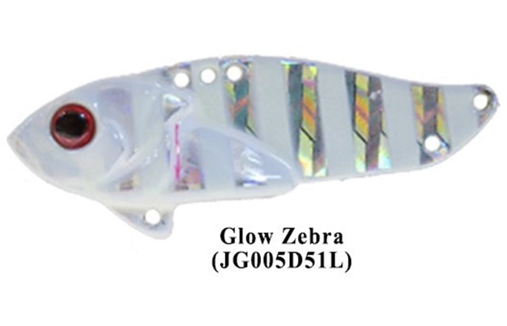 Strike Pro JG005A Jig Yem Glow #051L - ZEBRA GLOW