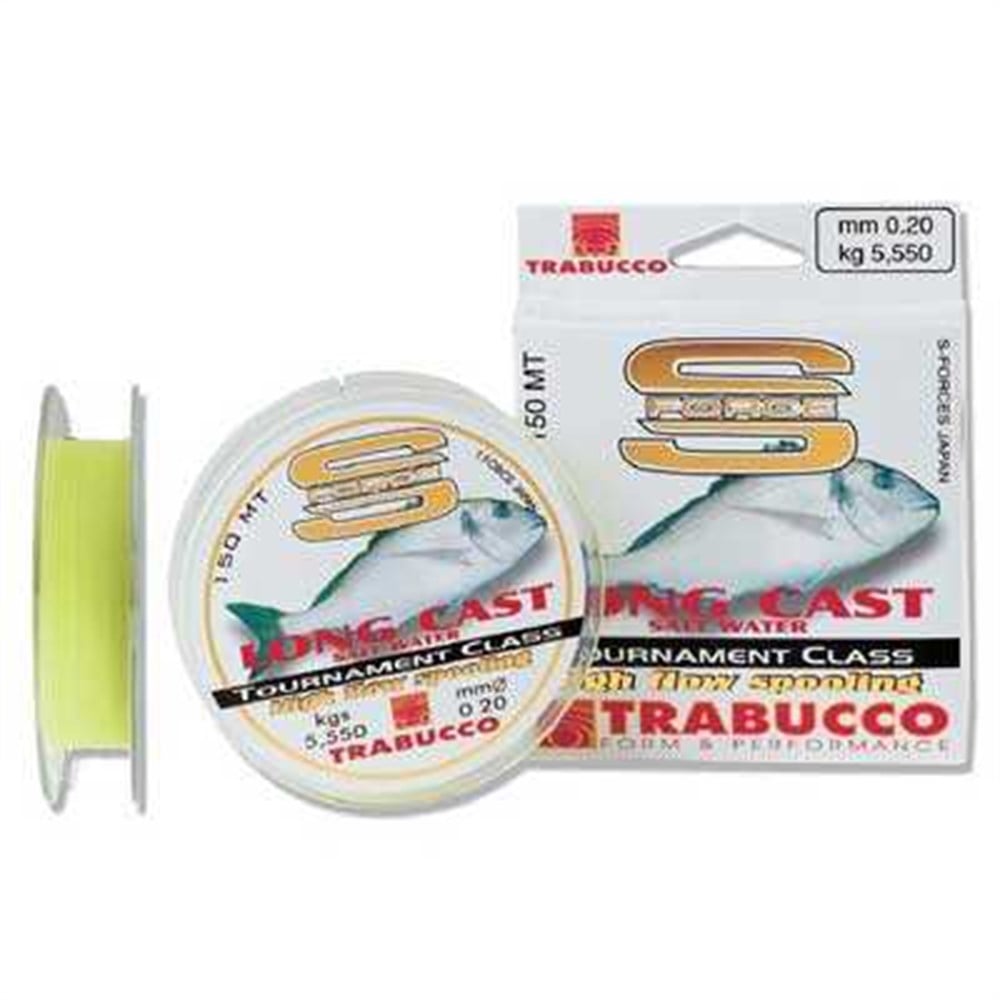 TRABUCCO S-FORCE LONG CAST MİSİNA 0,22 MM 150 M