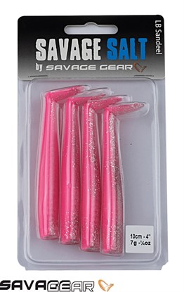 Savage Gear Sandeel Pink Glitter 10Cm Yedek Silikon Dogadayim.com