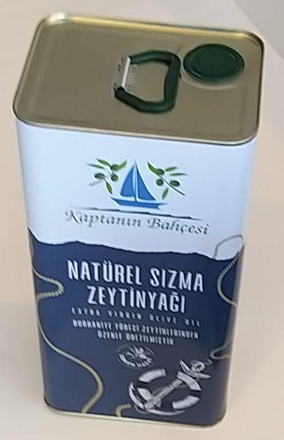 ERKEN HASAT YEŞİL ZEYTİN SIZMA ZEYTİNYAĞI 5 LİTRE TENEKE AMBALAJ