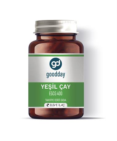 GOODDAY YEŞİL ÇAY 400 EGCG 60 KAPSÜL TAKVİYE EDİCİ GIDA