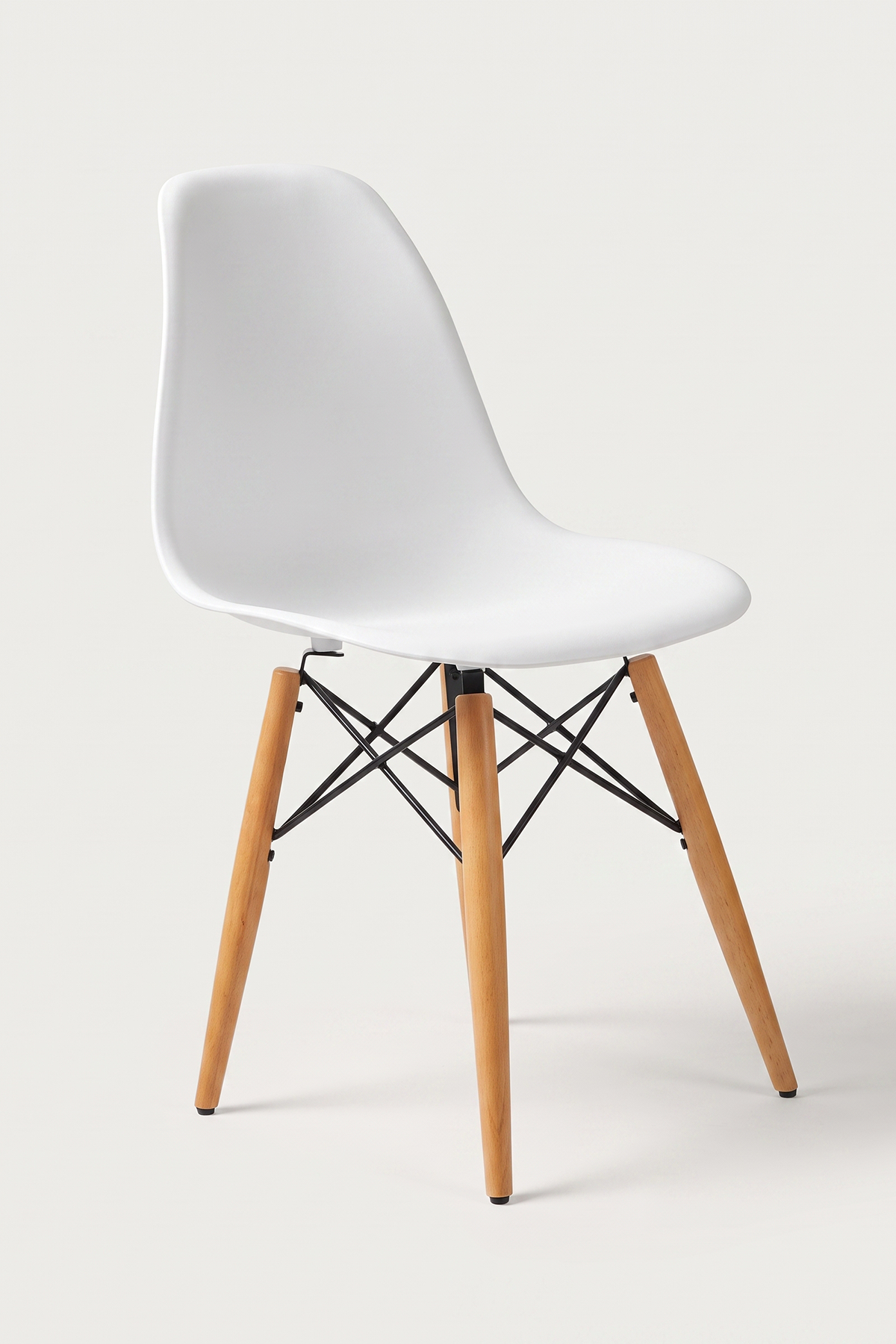 Seduna Eames Sandalye | Natural Ahşap Ayaklı