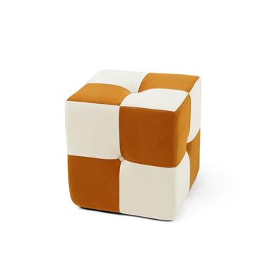 Seduna Bizu Puf | Renkli Kumaş Puf