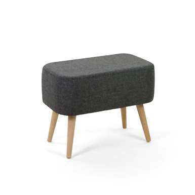 Seduna Miami Puf | Ahşap Ayaklı | Keten Kumaş Puf Bench