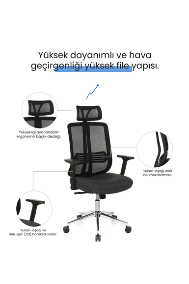 Seduna Thunder Pro Yönetici Koltuğu | Ofis Sandalyesi