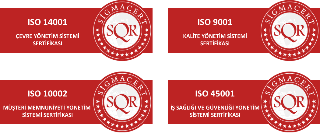 Sertifikalarımız