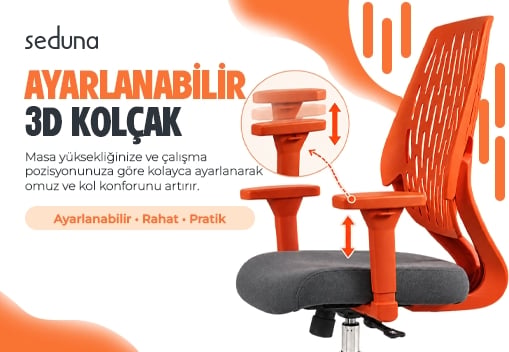 Sunset Çalışma Sandalyesi | Ofis Koltuğu