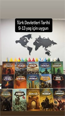 Lopus YayınlarıTürk Devletleri Tarihi Seti Çocuk Kitapları - 15 Kitap