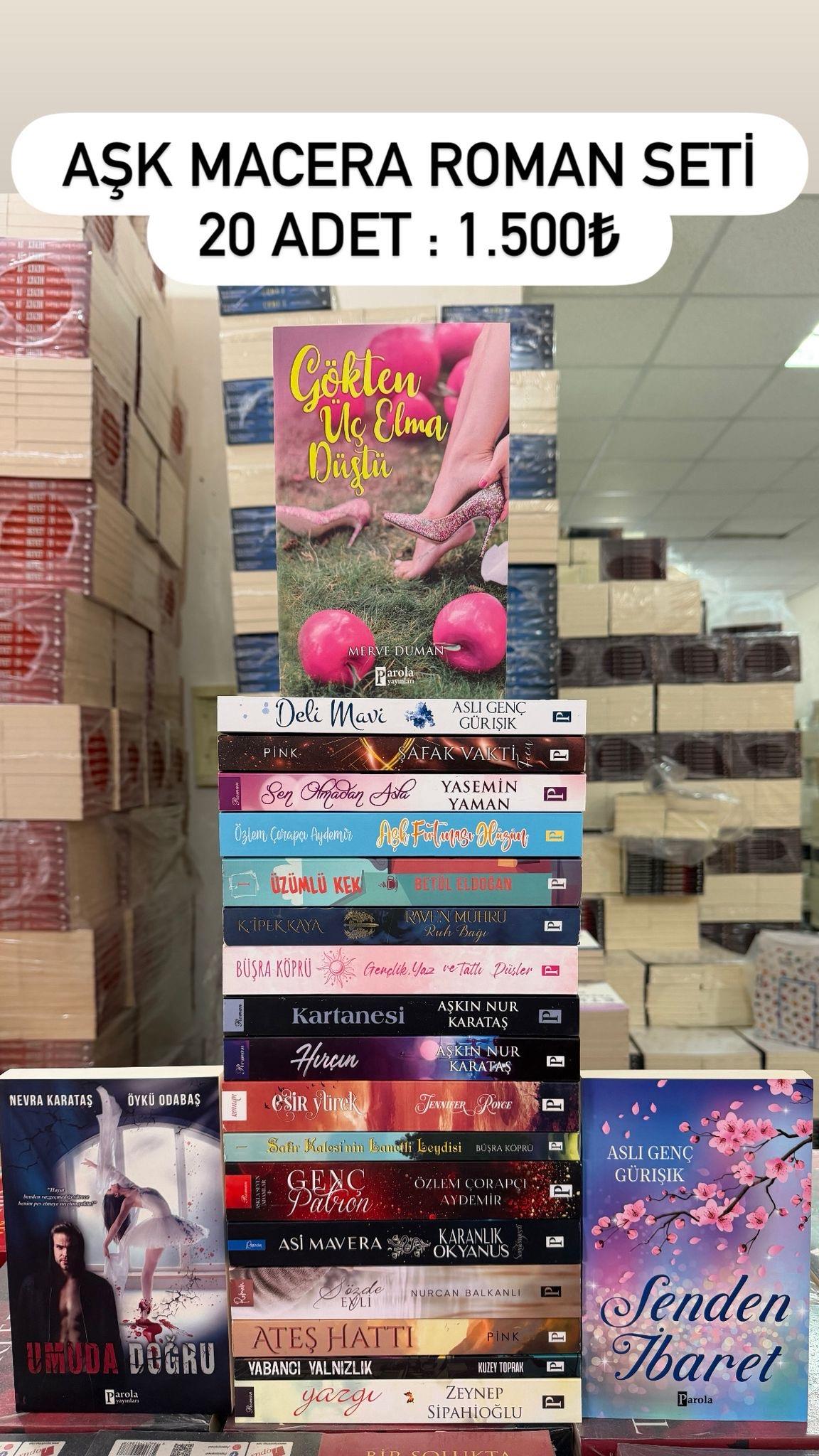 Lopus Yayınları20 Kitaplık Aşk Macera Seti